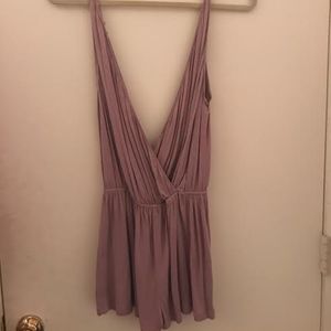 Tobi light purple summer romper